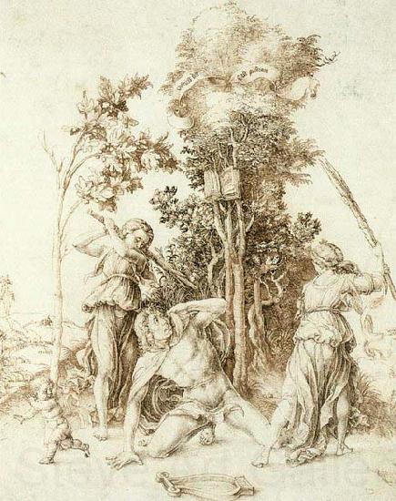 Albrecht Durer Death of Orpheus France oil painting art
